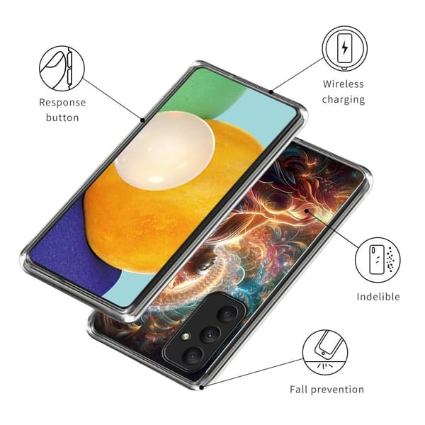 Vibe Samsung Galaxy A35 deksel - Style C Gold