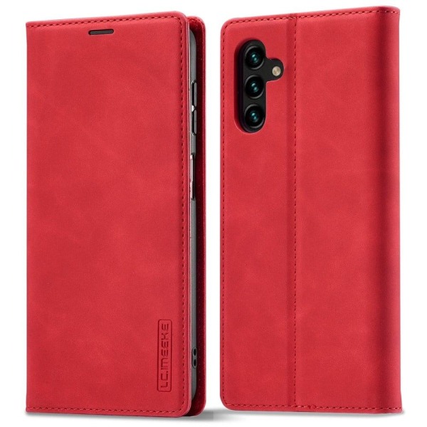 LC.Imeeke Samsung Galaxy A13 5G Flip Etui - Rød Red