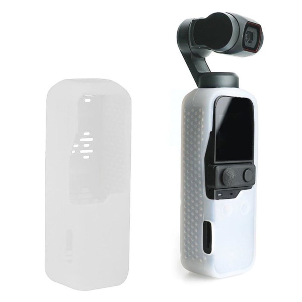 DJI Osmo Pocket 2 RCSTQ silikon fodral - vit Vit