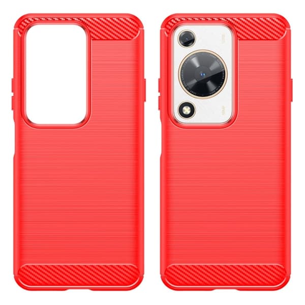 Carbon Flex Huawei Enjoy 70 / Huawei nova Y72 kotelot - Punainen Red