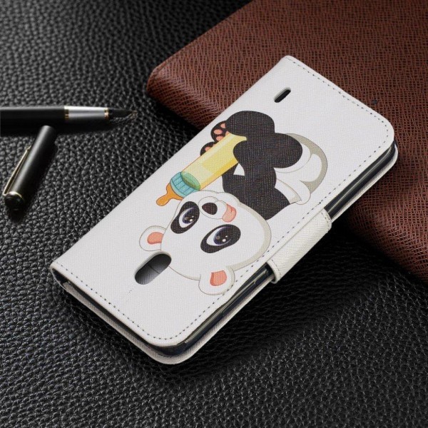 Wonderland Nokia 2.2 etui - Baby Panda Multicolor