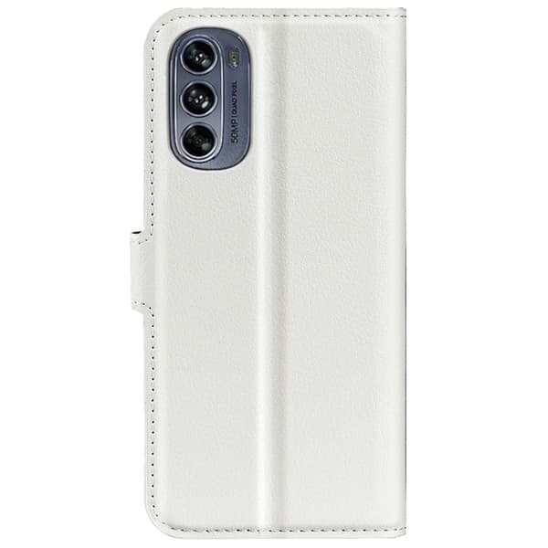Classic Motorola Moto G62 5g Flippetui - Hvit White
