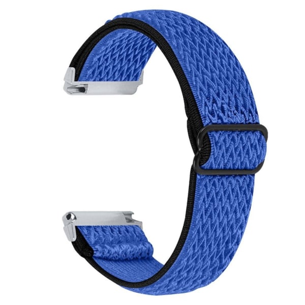 Fitbit Versa 2 / Versa Lite joustava kellonhihna säädettävällä soljella - Tummansininen Blue