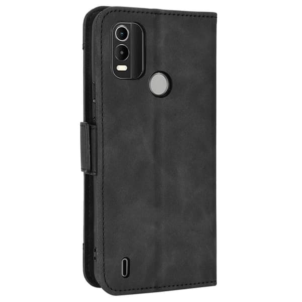 Nokia C21 Plus moderni nahkainen lompakkokotelo - Musta Black