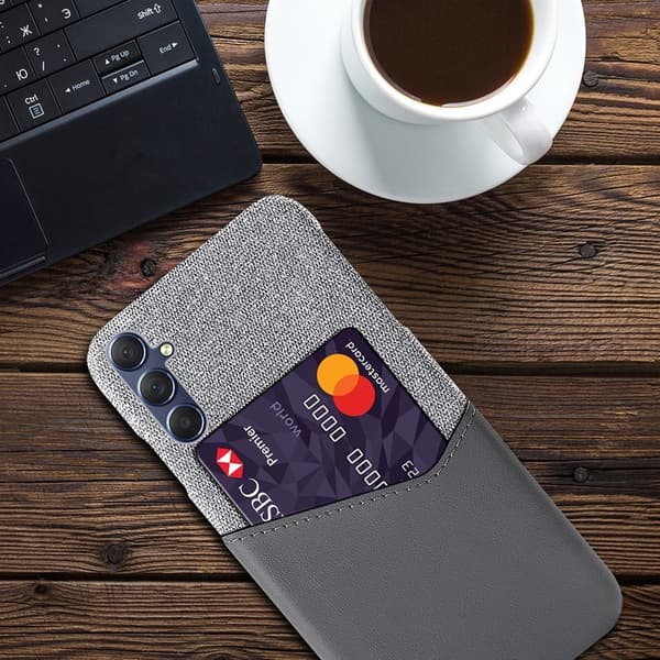 Bofink Samsung Galaxy F54 / M54 Kort Cover - Grå Silver grey