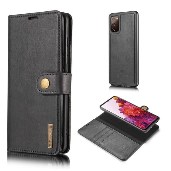 DG.Ming Samsung Galaxy S20 FE 2-in-1 Lommebok Etui - Svart Black