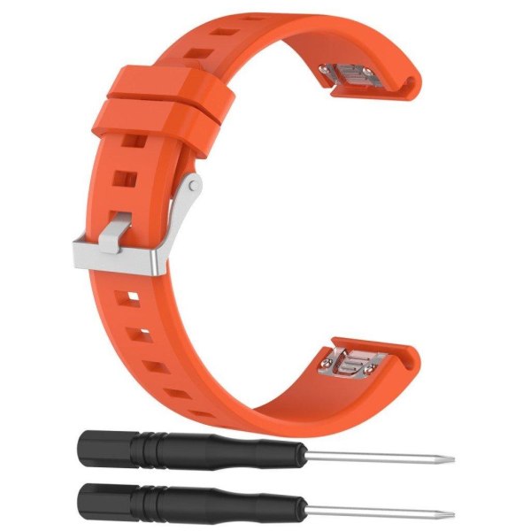 Garmin Forerunner 935, Fenix 5 Justerbart klockband - Orange Orange