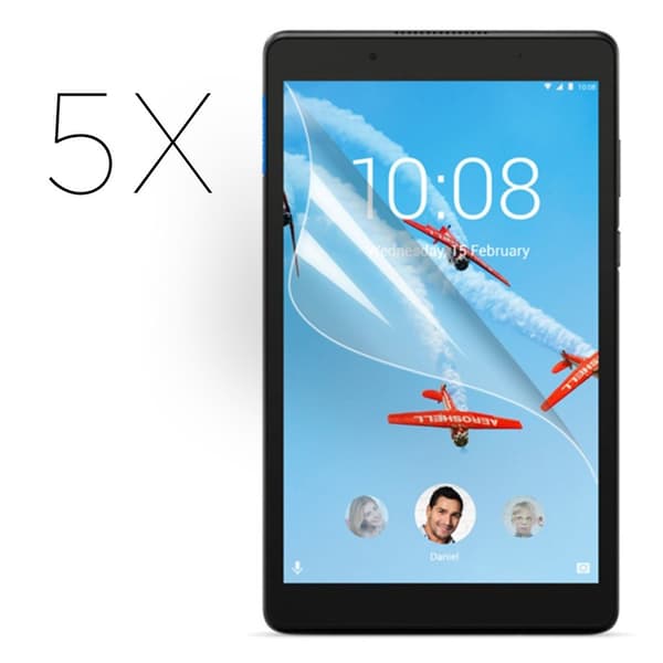 Lenovo Tab E8 ultra klar skærmbeskyttelse - 5-Pakke Transparent