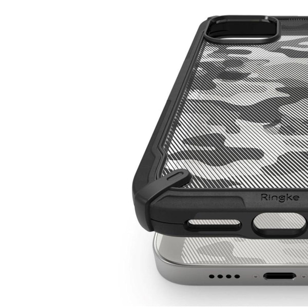 Ringke FUSION X DESIGN - iPhone 12 mini - Camo Sort Black