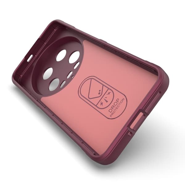 Mjukt greppformat Xiaomi 14 Ultra skal - Vinröd Röd