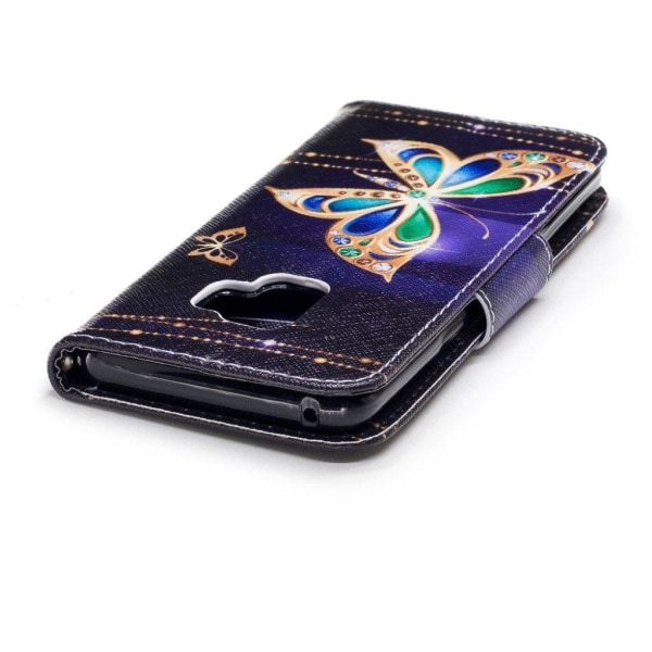 Butterfly läder Samsung Galaxy S9 fodral - Flerfärgad multifärg