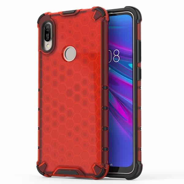 Bofink Honeycomb Huawei Y6 2019 deksel - Rød Red