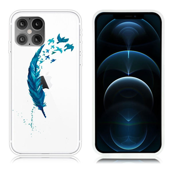 Deco iPhone 12 Pro Max Etui - Fjør Blue