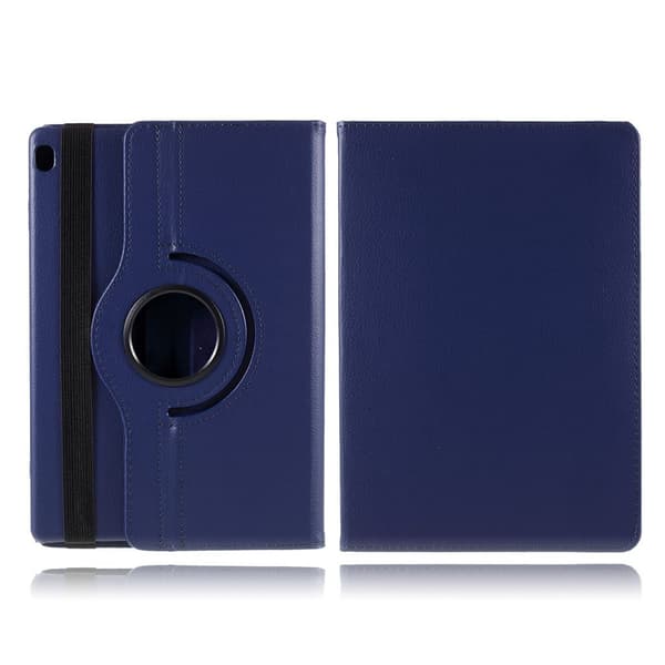 Lenovo Tab M10 360 graders roterbart lærveske - Mørkeblå Blue