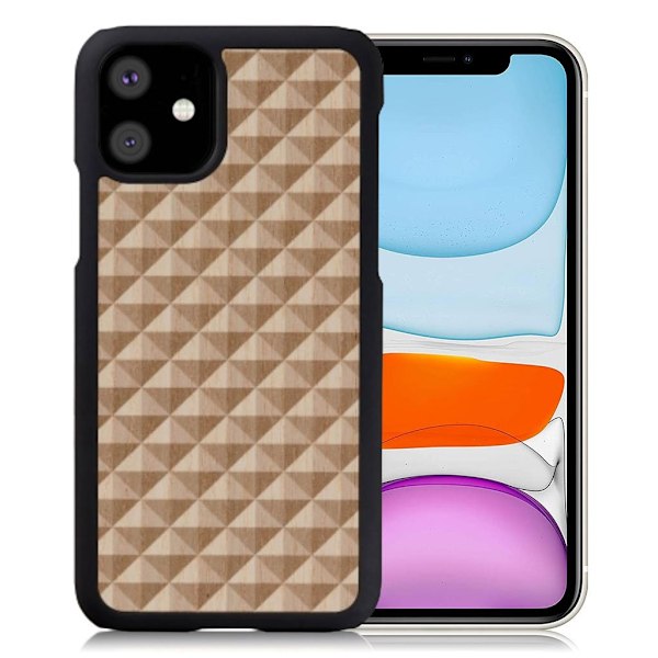 Man&Wood premium etui til iPhone 11 - Rustning Brown