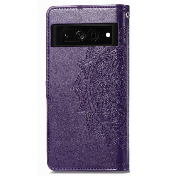 Mandala Google Pixel 7 Läppäkotelo - Violetti Purple