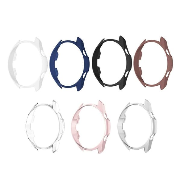 gummieret holdbar ramme til Samsung Galaxy Watch 3 (45mm) - rødguld Pink
