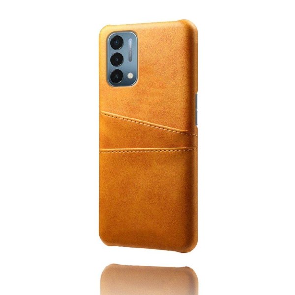 Dual Card Suojakotelo OnePlus Nord N200 5G - Oranssi Orange