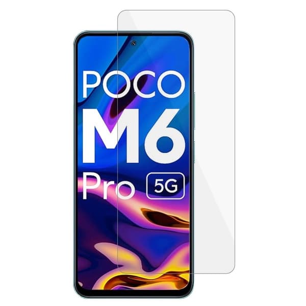 0.3mm härdat glas Xiaomi Poco M6 Pro skärmskydd Transparent