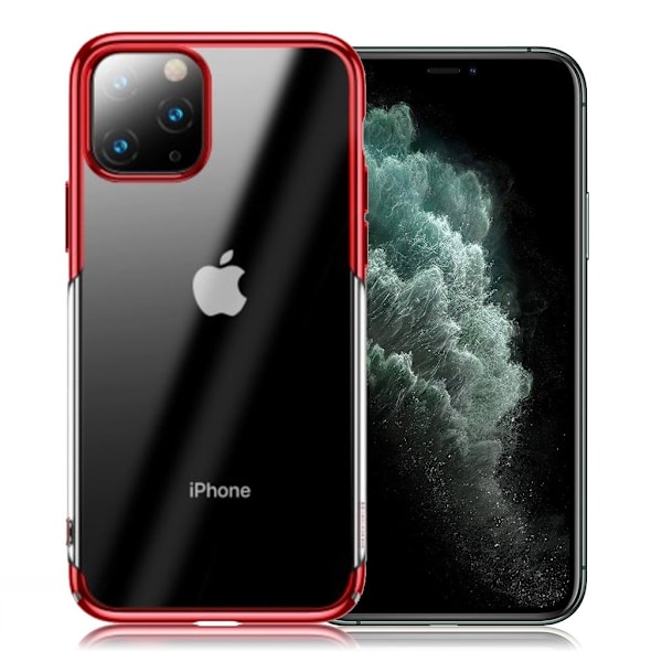 Glitter iPhone 11 Pro Max kotelot - Punainen Red