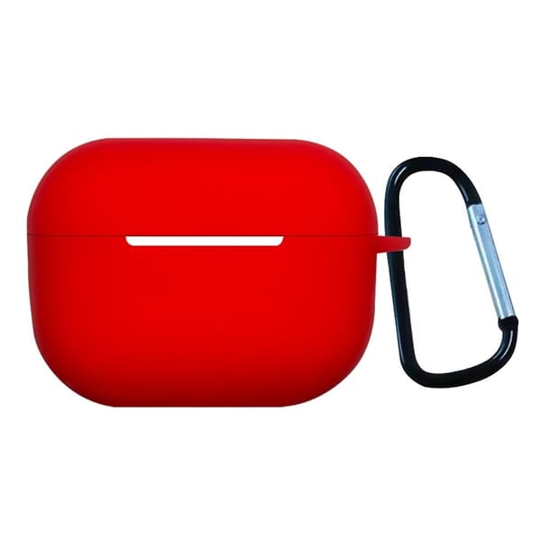 1.3mm AirPods Pro 2 silikonikotelo soljella - Punainen Red