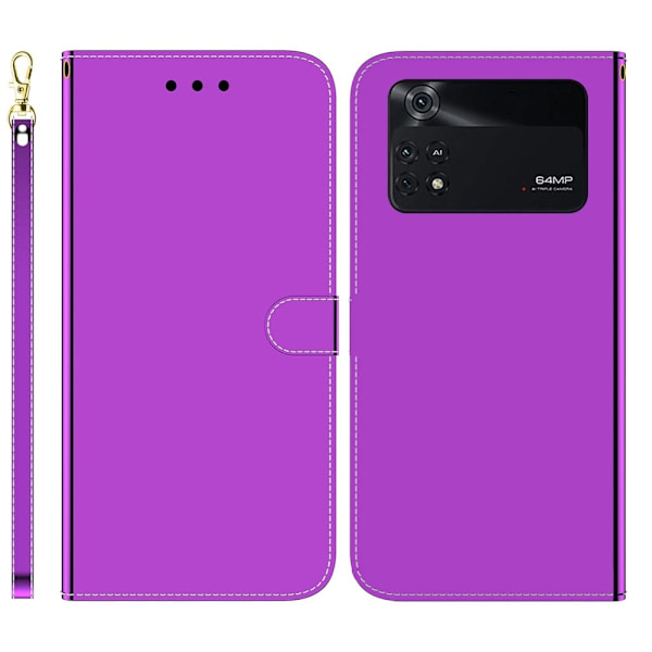 Mirror etui til Xiaomi Poco M4 Pro 5G - Lilla Purple
