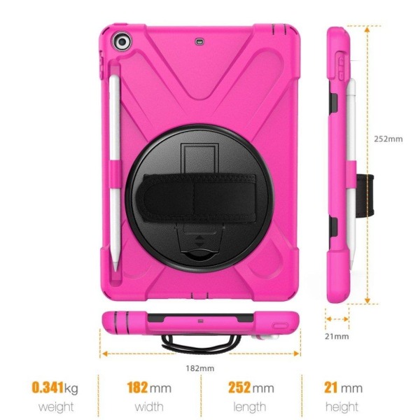 iPad (2018) 360 kombo etui - Rose Pink