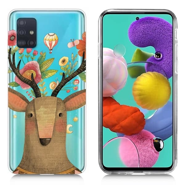 Deco Samsung Galaxy A51 cover - Kronhjort Brown