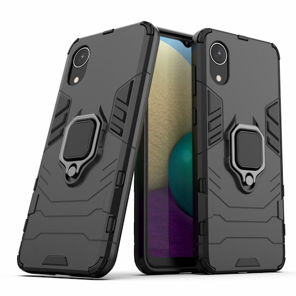 Ring Guard-etui - Samsung Galaxy A03 Core - Svart Black