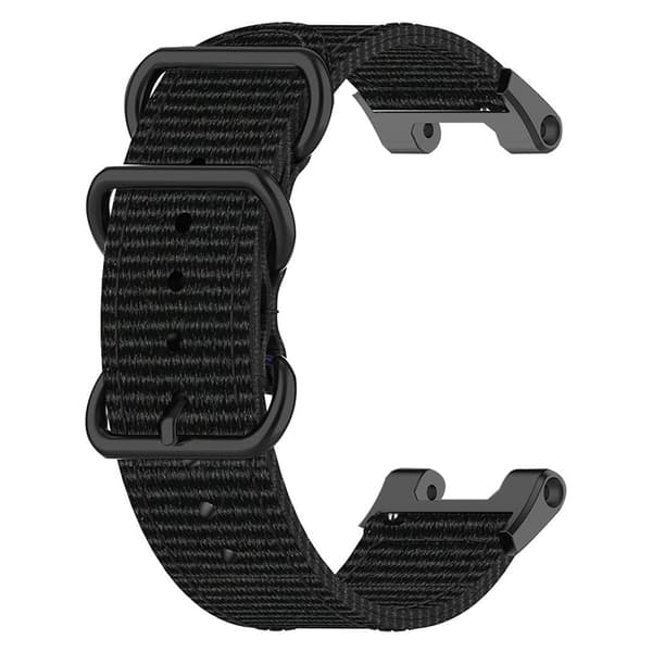 Amazfit T-Rex Pro / T-Rex / Ares nylonkellon hihna - Musta Black