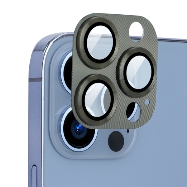 ENKAY iPhone 13 Pro Max / 13 Pro aluminum tempered glass camera Green