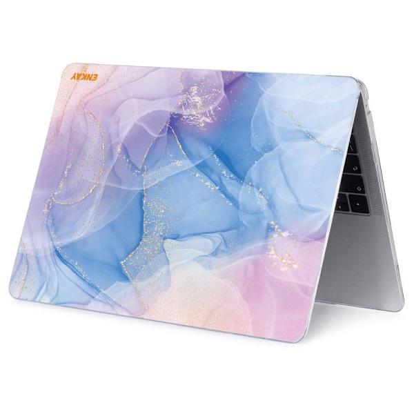 HAT PRINCE Fodral till MacBook Pro 16 (A2141) med streamer-ljusmönster - Lila Och Blå multifärg