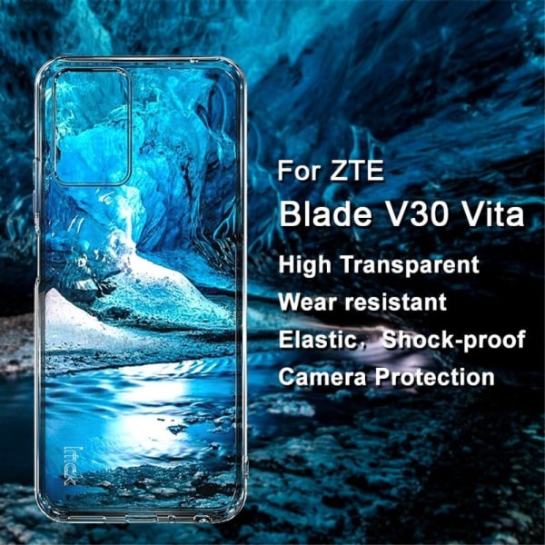 IMAK Ux-5 Skal till ZTE Blade V30 Vita - Transparent Transparent