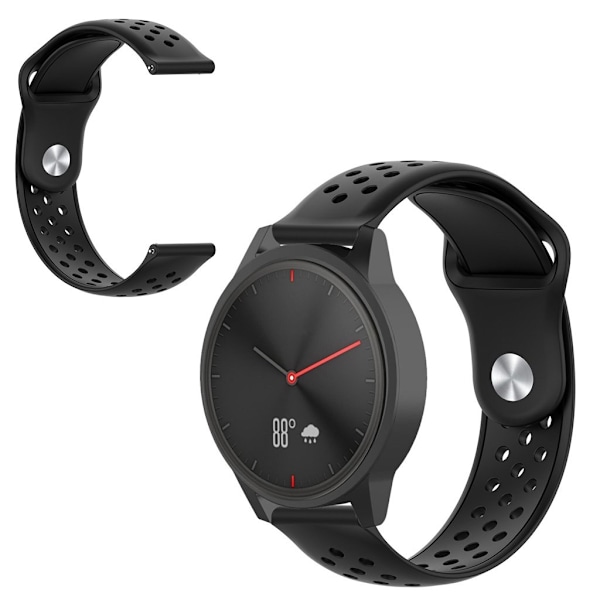 Huawei Watch GT 2 42mm elegant silikone urrem - Sort Black