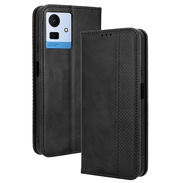 Bofink Vintage Cubot Note 50 nahkakotelo - Musta Black