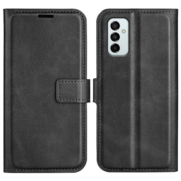 Samsung Galaxy M23 læderetui med pung - Sort Black