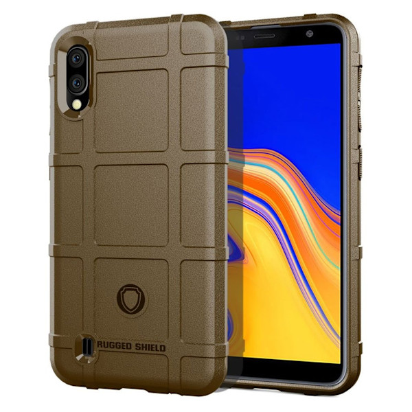 Rugged Shield Samsung Galaxy A10 skal - Brun Brun