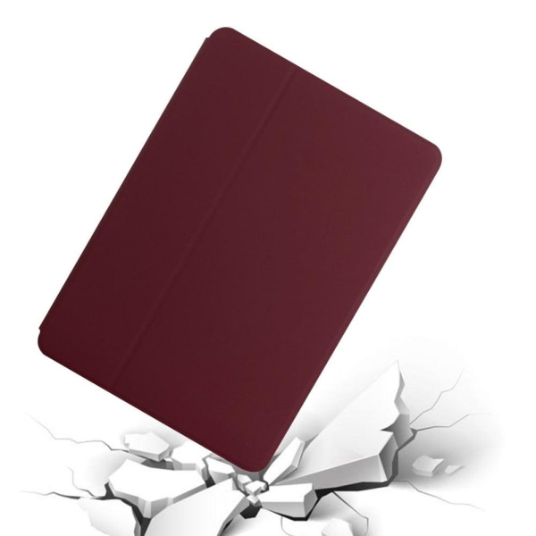 Lenovo Tab M10 FHD Plus solid color leather case - Wine Red Red