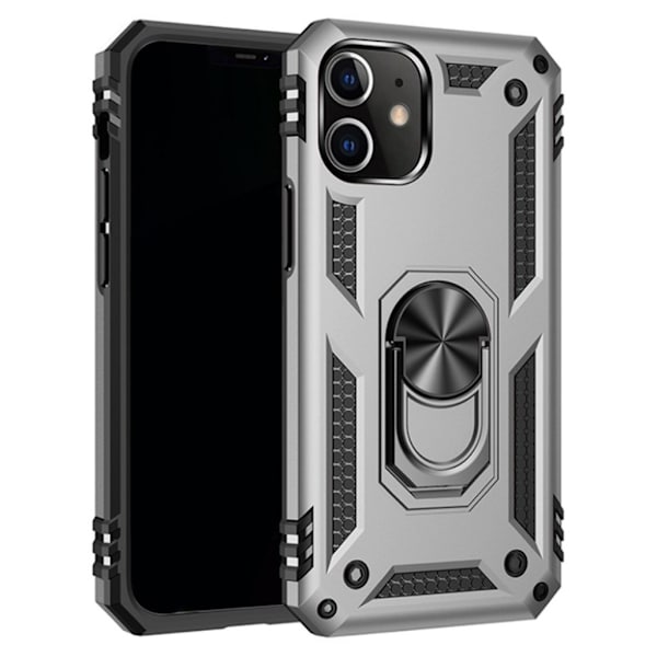 Bofink Combat iPhone 12 Pro / iPhone 12 skal - Silver/Grå Silvergrå