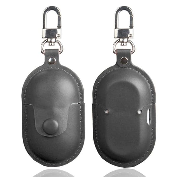 Samsung Galaxy Buds Plus læderetui - Sort Black