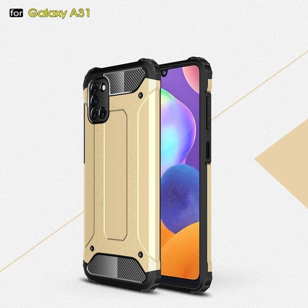 Armour Guard deksel - Samsung Galaxy A31 - Gull Gold