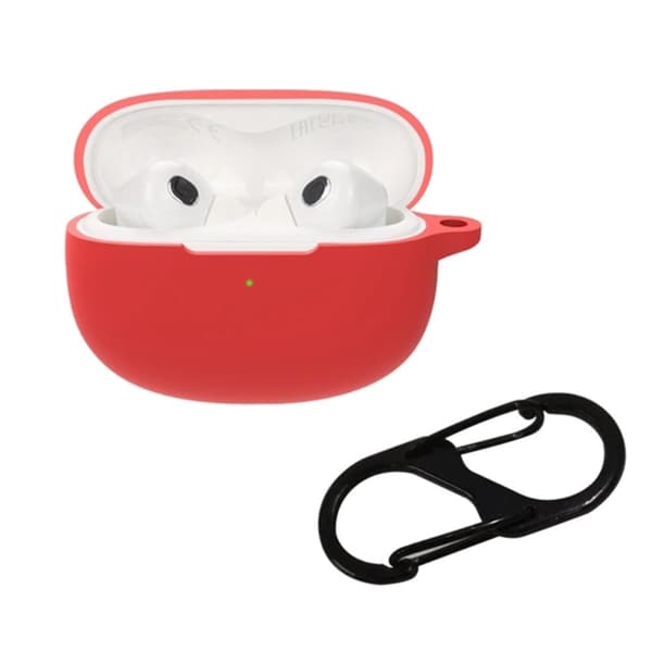 Xiaomi Buds 3T Pro silikonveske med spenne - Rød Red