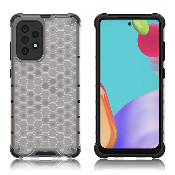 Bofink Honeycomb Samsung Galaxy A52 5G kotelot - Harmaa Silver grey