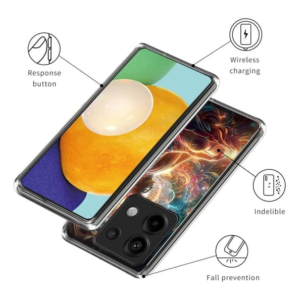 Vibe Xiaomi Redmi Note 13 Pro 5G / Xiaomi Poco X6 deksel - Style C Gold