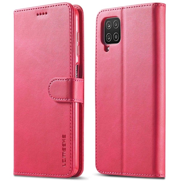 LC.Imeeke läder Samsung Galaxy M33 5G fodral - Röd Röd