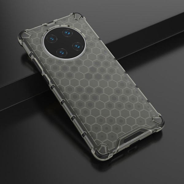 Bofink Honeycomb Huawei Mate 40 Pro Plus Etui - Grå Silver grey