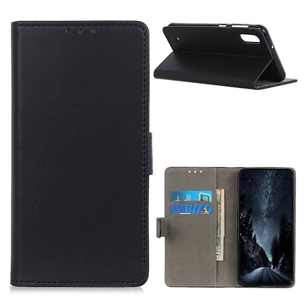 Classic ZTE Blade A5 2019 flip case - Sort Black