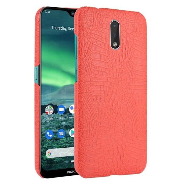 Croco etui - Nokia 2,3 - Rød Red
