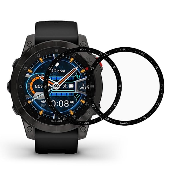 2Pcs Garmin Epix PMMA näytön suojus Transparent