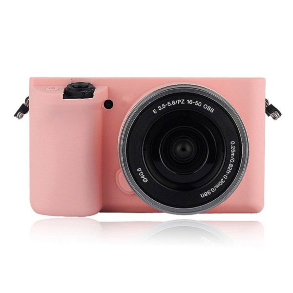 Sony Alpha A6300 ja A6000 tyylikäs kamerakotelo - Vaaleanpunaine Pink cab6  | Pink | Mjukplast | Fyndiq